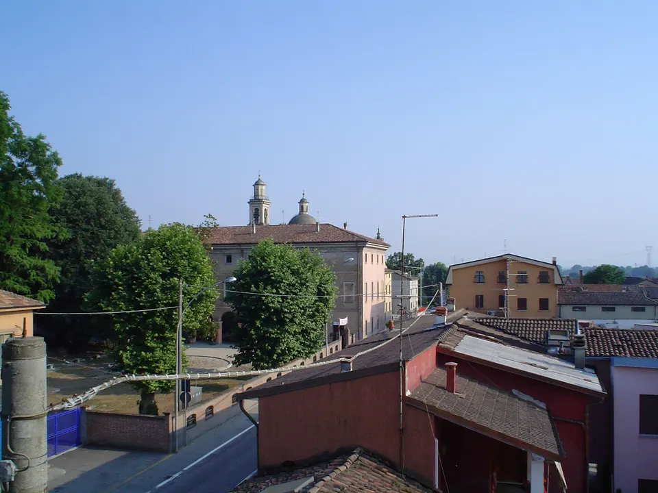 View of Fombio (province of Lodi), Italy