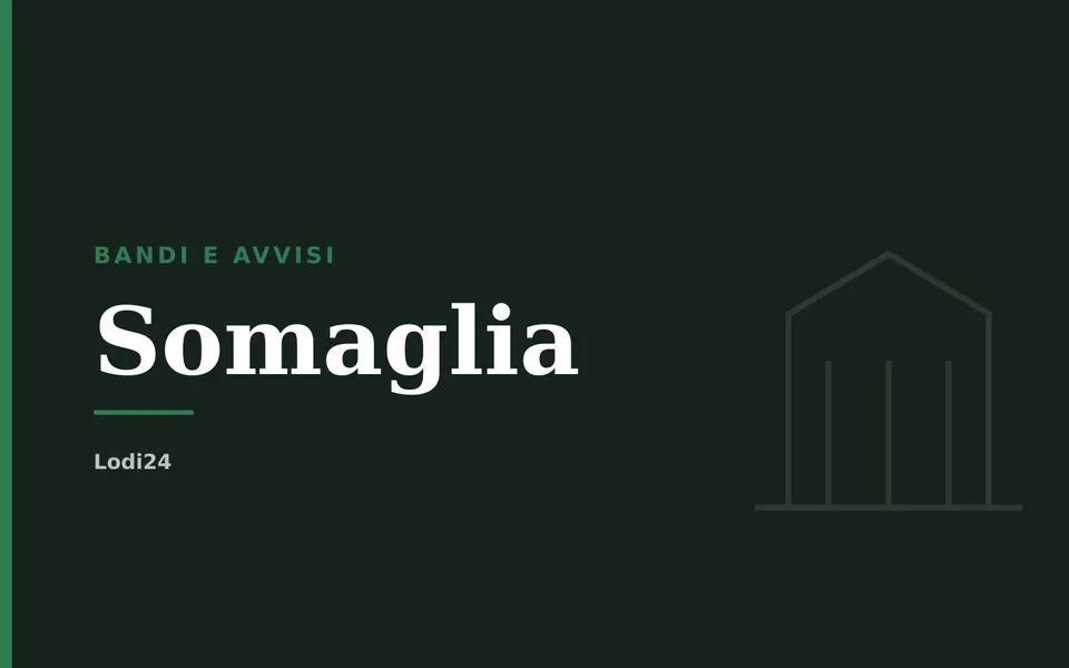 Somaglia: Bandi e avvisi