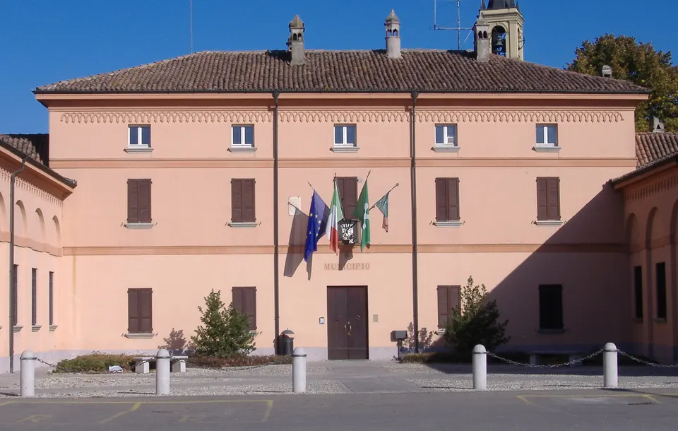 Il palazzo municipale di Caselle Landi - Italia