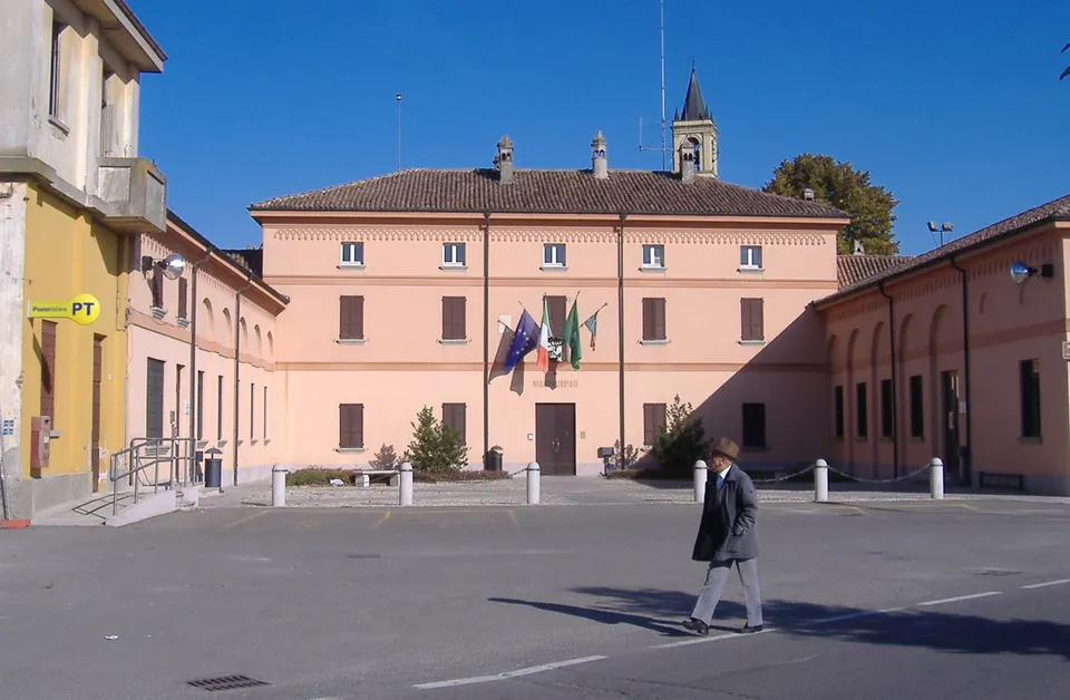 Il palazzo municipale di Caselle Landi - Italia