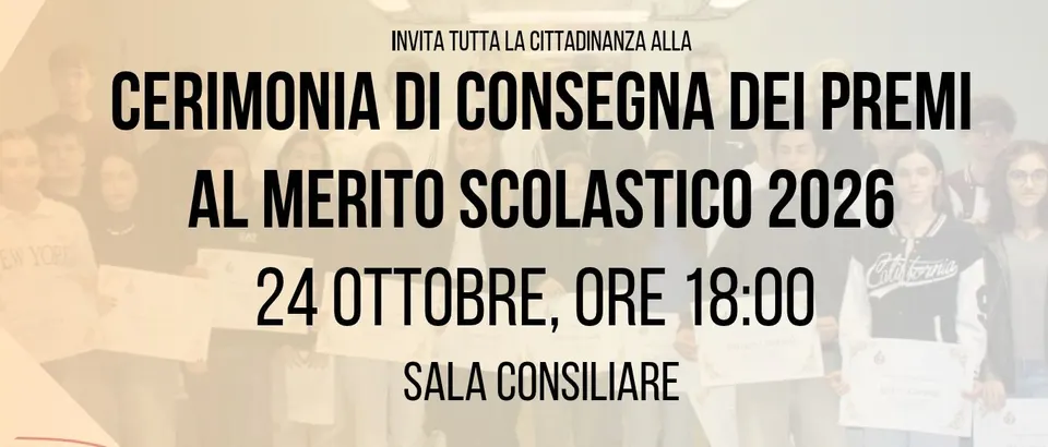 Cavenago d'Adda, sabato la cerimonia dei premi al merito scolastico