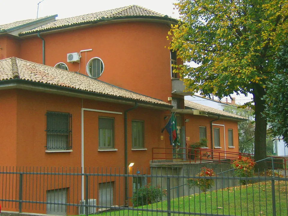 Town hall in Zelo Buon Persico (LO), Italy