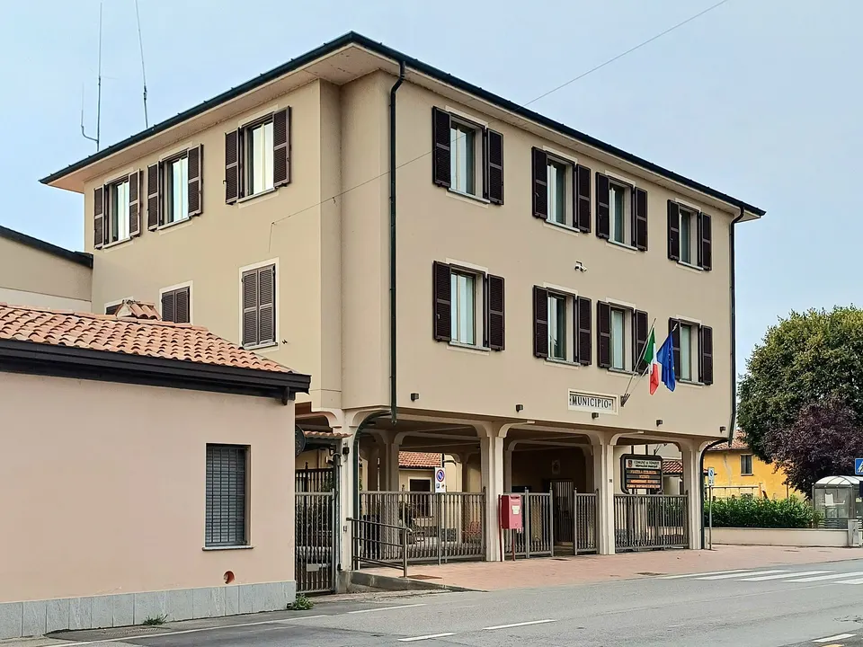 Fombio (LO), il municipio.