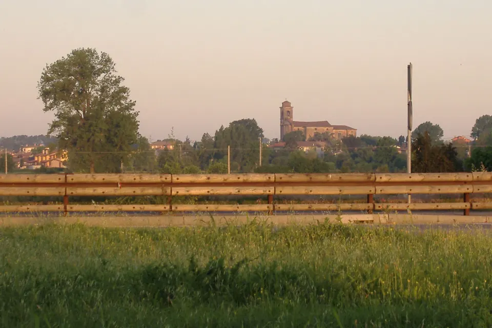 Panorama of Santo Stefano Lodigiano - Italy